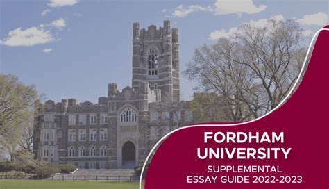 Does Fordham Have Supplemental Essays? - A Discussion on the Academic Journey of Fordham University Students